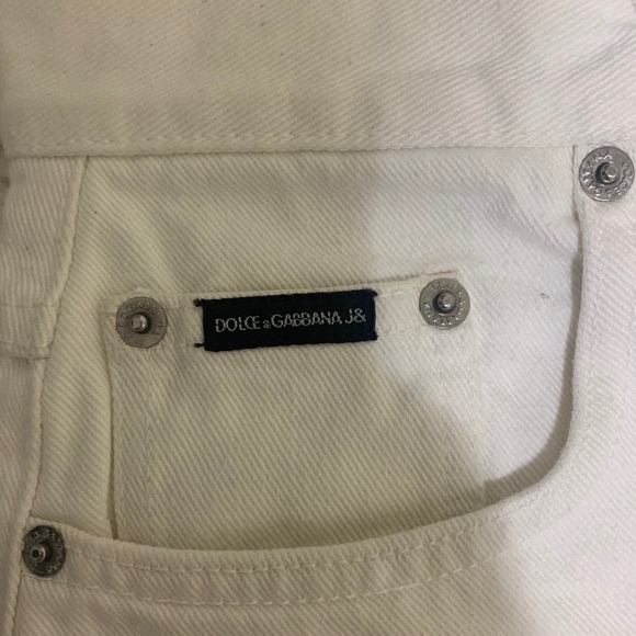 Dolce & Gabbana White High Waisted Mom Jeans - Picture 6 of 9